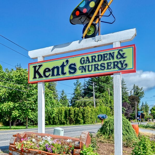 Kent's Garden & Nursery sign