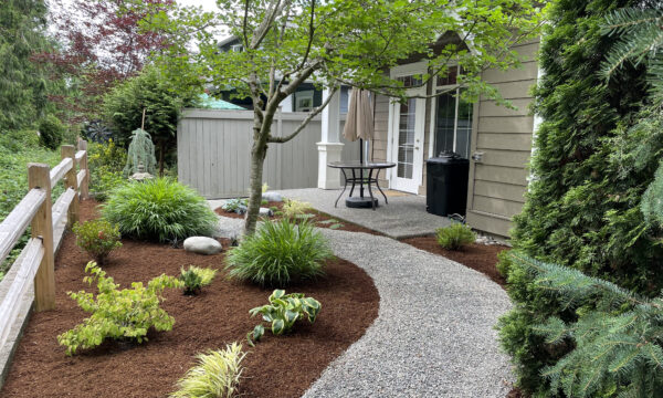 a beautiful patio